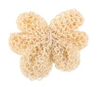 LALADEFIEE Sisal Body Exfoliator Scrubber Bath Ball for Adults, Beige Bath Sponge and Removing Dead Skin Cells, Simple Design for Refreshing Shower Cleansing