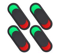 LALADEFIEE Sliding Door Status Switchable Privacy Sign Vacant Occupied Indicator 4pcs for Acrylic Easy to Use Restroom Door Suitable for Public Restrooms and Hotels