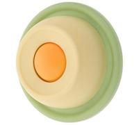 LALADEFIEE Slow Feeder Dog Bowl for Puppies and Pets, Yellow Plastic Sphere Shape Non Slip Base, Minimizes Risk of Bloating, for Everyday Pet Feeding Routines the Go