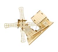 LALADEFIEE Solar Powered Windmill DIY Kit for, Educational Science Experiment Craft for, 1pcs Solar Windmill Model for STEM Learning and Energy Conversion