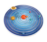 LALADEFIEE Solar System Model Planet Puzzle Toys for Kids 8 Planets 3d Painting Diy Kit Educational Solar System Coloring Set for Children Science Learning