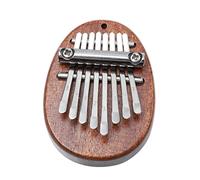 LALADEFIEE Solid Wood Water Drop Thumb Piano Eight Tones Mini Portable Finger Piano Kalimba for Music Lovers Easy to Play for Boys and Girls and Beginners