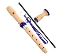 LALADEFIEE Soprano Recorder for German Fingering Musical Instrument Flute Safe Material High-pitched Tone Beginner Recorder for Music Education and Practice
