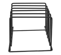 LALADEFIEE Space-saving Cutting Board Organizer Rack with Antislip Design Heavy Duty Vertical Kitchen Storage Stand for Bakeware Cookie Pan Cooling Racks Pots and Lids Flexible Wall