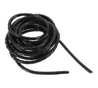 LALADEFIEE Spiral Cable Sleeve for Management Black Pe Material 8m Length Easy to Wrap and Unwrap Multipurpose Cable Wrap for Home and Factory Use
