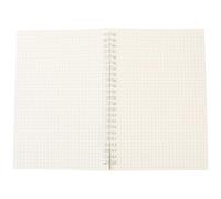LALADEFIEE Spiral Grid Notebook Multi-function Paper Notepad for Students and Teachers Plan and Organize Features, Compact A5 Size for School and Work Note Taking