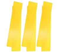 LALADEFIEE Sports Court Carpet Markers with Reusable Marker Ability 6pcs Yellow Pvc Rectangular for Setting up Boundaries and Football Training