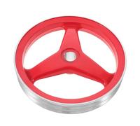 LALADEFIEE Sprayer Replacement Pulley for Agricultural Sprayers, Metal Dual Groove Belt Pulley Compatible with Three-cylinder Piston Plunger Pump, Size 18x18x3cm, for Fieldwork and Intensive