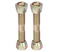 LALADEFIEE Spring Screws and Hooks for Hanging Basket and Cradle Chair Installation, Heavy Duty Outdoor Swing Hardware Universal Fitting, 2Pcs