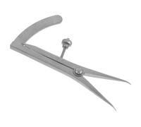 LALADEFIEE Stainless Steel Eyelid Measurement Ruler Eye Gauge Precision Tool for Double Eyelid Surgery Portable Lightweight Optical Scale for Makeup Artists and Home Use