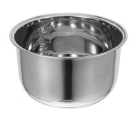 LALADEFIEE Stainless Steel Rice Cooker Inner Pot Electric Cooking Replacement Pot Zero Coating Healthy Non-stick with Composite Bottom for Even Heating