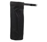 LALADEFIEE Sturdy Drumstick Holder Drumstick Barrel Black Oxford Cloth Steel Smooth Inner Lining Firm Fixing Large-capacity Storage for Drummers