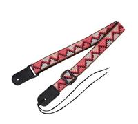 LALADEFIEE Sturdy Nylon and Leather Ukulele Strap Set with Bohemian Style, Practical and Easy to Install Shoulder Belt for Soprano, Concert, Tenor, and Baritone Ukuleles