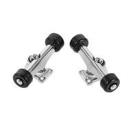 LALADEFIEE Sturdy Zinc Alloy Finger Skateboard Trucks High Precision Bearing Wheels Metal Skateboard Wheels Replacement Kit Creative Tricks Repair