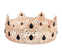 LALADEFIEE Stylish Adult Male Prince Coronation Crown for King Costume Party Decoration