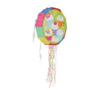 LALADEFIEE Summer Party Pinata Ice Cream Candy Smash for - Colorful Cake Design Pinata with Candy Filling, for Birthday Celebrations and Outdoor Fun