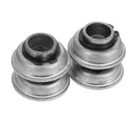 LALADEFIEE Swivel Wheel Bearings 4Pcs Reinforced Steel Front Fork Steering Bearings Replacement for Wheelchairs Walkers and Rollators Compatible with Multiple Brands Grey