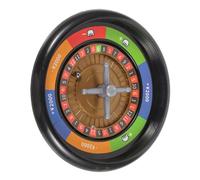 LALADEFIEE Tabletop Game Poker Wheel Roulette Wheel with Balls for Festivals Bar Fun Compact Portable Design for Interactive Play Game Prop for Parties