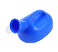 LALADEFIEE Thickened Portable Male Urinal 2000Ml Plastic Urine Bottle with Lid for Men Elderly Travel and Bedridden Use Blue Spill-Proof Design