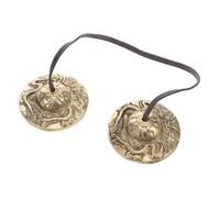 LALADEFIEE Tibetan Tingsha Cymbals for Sound Healing and Meditation Chime Bells Dragon Embossed Design for Mindfulness and Yoga Practices