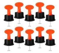 LALADEFIEE Tile Leveling System Kit Reduces Sanding and Polishing Time 51pcs with Reusable Pp and Manganese Steel Tools for Building Floor and Wall Tile Installation