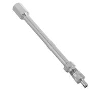 LALADEFIEE Tire Valve Extension Rod Metal Inflator Extender for Car Truck ATV Wheel Air Compressor Attachment Easy Inflation for Short Valve Stems Portable Tire Maintenance Tool Silver