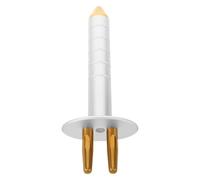 LALADEFIEE Titanium Alloy Magnetic Meridian Massage Fork Manual Self Muscle Massager 16.4Cm Multifunctional Tool Targets Meridian and Pressure Points Silver for Home and Office