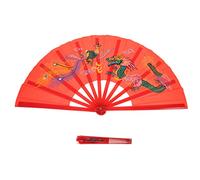 LALADEFIEE Traditional Chinese Tai Chi Dancing Fan Lightweight Handheld Performance Fan for Festival Party and Martial Arts Displays with Elegant and Phoenix Design