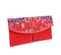 LALADEFIEE Traditional Chinese Wedding Red Envelopes Fabric Material for Money Gifts Elegant Retro Style, Not Easy to Fade or Break, for Wedding Party and Ritual Celebrations