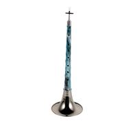 LALADEFIEE Traditional Chinese Wind Instrument Suona for Beginners with Sturdy Wood Construction and Artistic Ink Painting Design for Cultural Performances and Schools