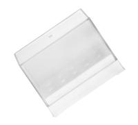 LALADEFIEE Transparent Nail Drill Bits Organizer Box Storage Case for Manicure Grinding Heads Portable Nail Art Tool Holder for Salon and Home Use