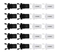 LALADEFIEE Trash Bin Locks 20Pcs Plastic Garbage Can Buckles Smooth Surface Easy Installation for Daily Life and Home Waste Bins