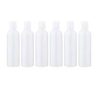 LALADEFIEE Travel Lotion and Shampoo Bottles 6Pcs Leakproof Refillable White 250Ml Pump Dispensers for Outdoor Travel Toiletries