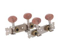 LALADEFIEE Ukulele Winding Geared Metal Tuning Pegs Ukulele Tuning Pegs Buttons for Instrument String Machine Replacement Parts