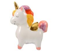 LALADEFIEE Unicorn Shaped Piggy Bank Cartoon Money Box for Desktop Coin Saver Fun Educational for Teaching Saving Habits Cute Home Decor Gift