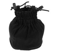 LALADEFIEE Universal Fit Black Canvas Blow Dryer Sock for Curly and Wavy Hair, Portable Hair Diffuser Cover Suitable for Travel on The Spot Styling