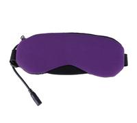 LALADEFIEE USB Steam Eye Mask with Hot and Cold Modes for Unisex Use Cooling Blindfold for Sleep and Relaxation Light-blocking Eye Cover Auto Shutoff Reusable Up for Home Office Travel Purple