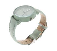 LALADEFIEE Vintage Ladies Casual Watch Adjustable PU Belt Wristwatch for Women Lightweight Simple Design for Daily Office and Formal Wear Chic Gift for Students Avocado Green