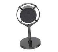 LALADEFIEE Vintage Style Microphone Model Prop for Photography and Live Streaming Retro Microphone Decor for Bars and Events Realistic Fake Microphone Props