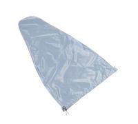 LALADEFIEE Violin Protective Dust Cover 3/4 4/4 Size Light Gray Silk Fabric Violin Protector Cap for Home and Studio Use Universal Instrument Dust Shield