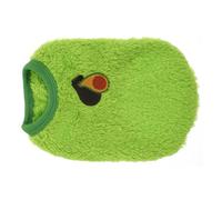 LALADEFIEE Warm Flannel Pet Clothing for Small Animals, Comfortable Breathable Winter Coat for Rabbits and Guinea Pigs, Stylish Green Sweater Suitable for Cold Weather