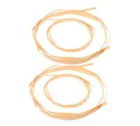 LALADEFIEE Weaving Cane Strips, 4 Pcs Bamboo Chair Cane Strips for Basket Weaving, Beige, Robust, Splinterfree, Easy to Work with, for Boxes and Craft Lovers