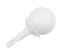 LALADEFIEE White Rolling Walking Tip with Rotating Head for Blind Stick and Mobility Cane, Plastic Round Ball Easy to Install Blind People Gadgets for Indoor and Office Use
