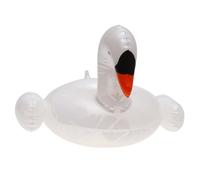 LALADEFIEE White Swan Inflatable Water Beer Holder PVC Floating Cup Tray Swim Beer Holder Lightweight Pool Float for Summer Party