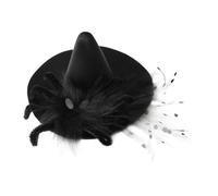 LALADEFIEE Wizard Hat Hairpin Goth Style Female Party Headdress Spider Hairpin Decor for Formal Dress for Halloween Festivals