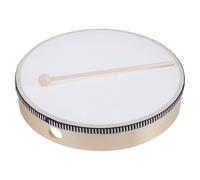 LALADEFIEE Wood Frame Hand Drum Percussion Instrument Set with Drumsticks for Singing and Dancing, Comfortable Using Experience and Versatile Use Musical Percussion Equipment for Adults
