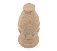 LALADEFIEE Wood Railing End Cap for Renovations and Railing Decorative Wood Finials in Modern and Traditional Style to Resist Cracking and Maintain Structural Integrity