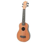 LALADEFIEE Wood Ukulele for Beginners Soprano Four String Musical Instrument Fixed Pitch Acoustic Guitar Alternative for Adults Learning Music