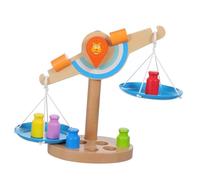 LALADEFIEE Wooden Balance Math for Preschool Educational Weighing Scale for Boys Stem Learning Game with Wood and Interactive Classroom and Family Activity gift for for for for for for