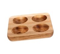 LALADEFIEE Wooden Egg Holder Tray Slots for Kitchen Countertop Refrigerator Storage Plate Display Rack Organizer Fresh Chicken Eggs